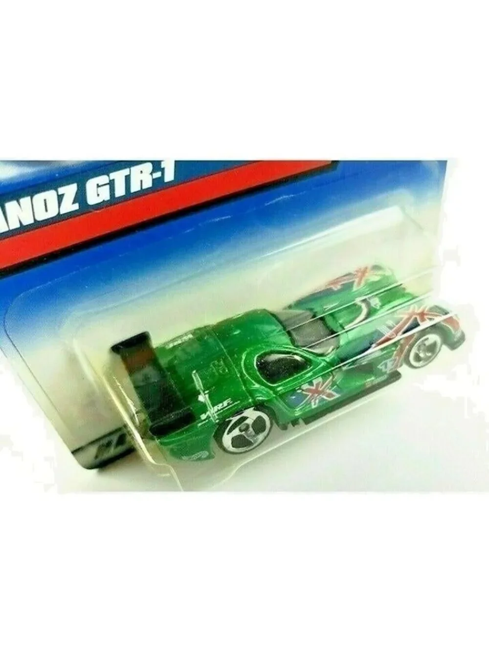 Vintage Die Cast Hot Wheels 1999 PANOZ GTR-1 #169 Green Chrome 3 Spoke Wheel Car
